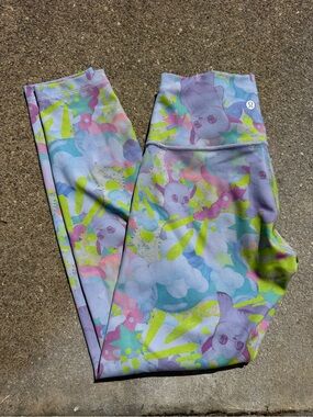 lululemon athletica Kids' Pastel Unicorn Print Leggings - Multi